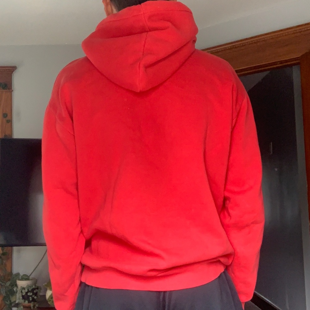 Zara, medium, red hoodie